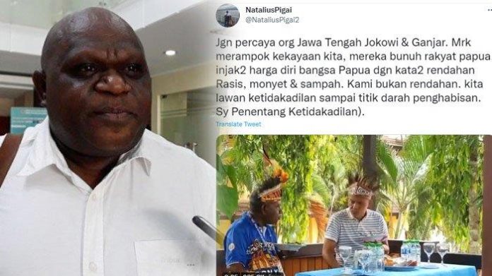 Tuding Jokowi Dan Ganjar Merampok Kekayaan Papua, Netizen Nilai Pigai Rasis