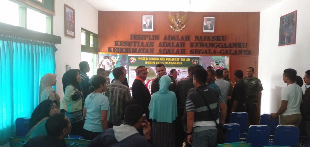 Wujud Zona Integritas, Dandim Manggarai Undang Orang Tua Calon Prajurit