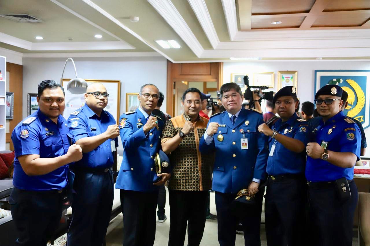 Persiapan Puncak Peringatan HUT Damkar, Pol PP dan Linmas 2019