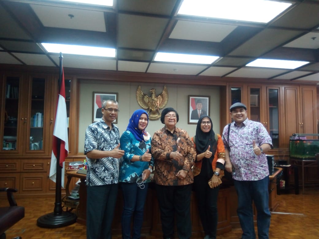 PWI Riau Silaturahmi dengan Menteri LHK