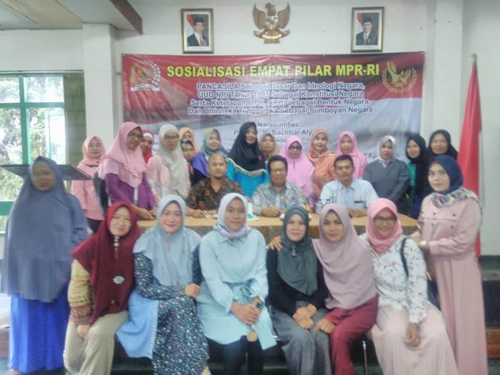 Sosialisasi 4 Pilar, Bachtiar Aly Ingatkan Pentingnya Kebhinekaan dan Memupuk Rasa Kebangsaan