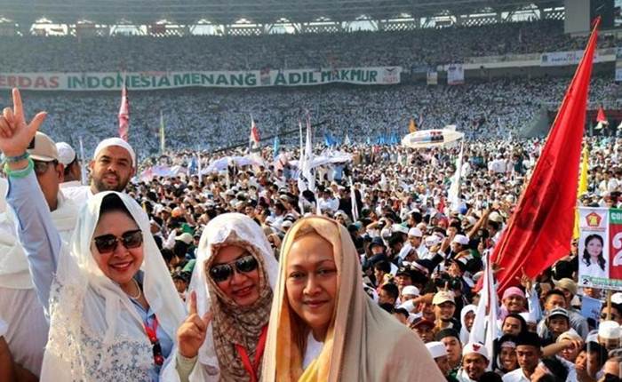 Kehadiran Tiga Putri Pak Harto Sempurnakan Suasana Kampanye Akbar Prabowo-Sandi