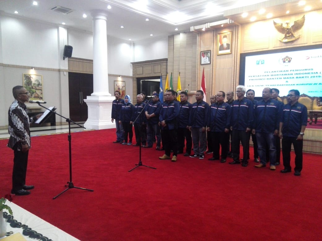 Pengurus PWI Banten Resmi Dilantik Ketum PWI Pusat