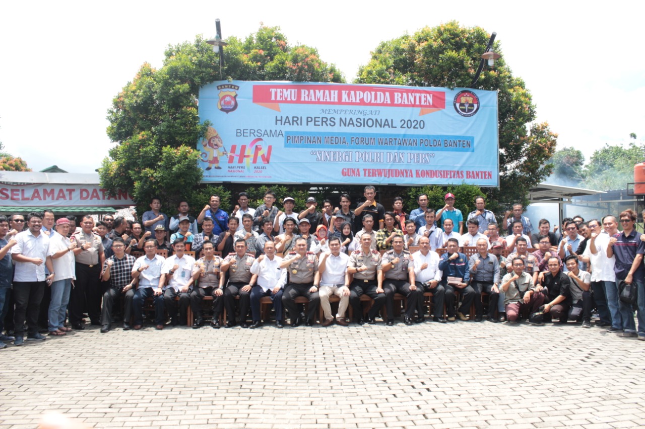 Polda Banten Gelar Ramah Tamah dan Perayaan HPN 2020
