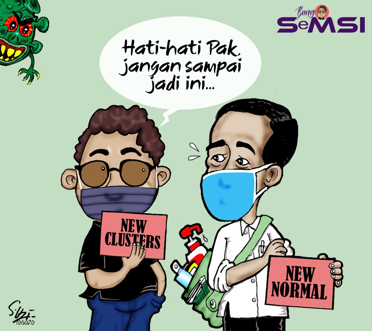Efektivitas Penyampaian Pesan  tentang “Normal Baru”