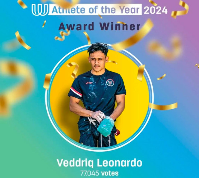 Veddriq Leonardo, Berhasil menjadi Athlete of The Year 2024