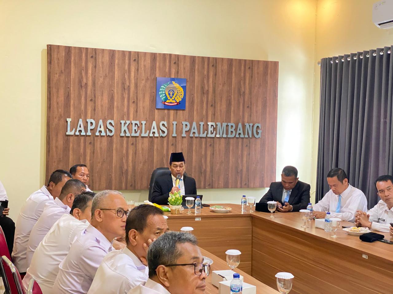 Lapas Kelas I Palembang Ikuti Penguatan Tugas dan Fungsi Pemasyarakatan oleh Kakanwil Ditjenpas Sumatera Selatan