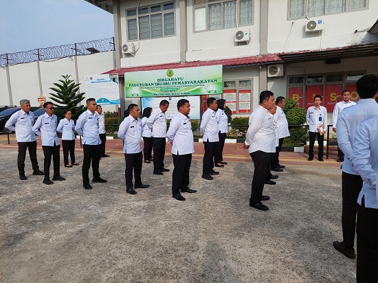 Lapas Kelas I Palembang Gelar Apel Bersama, Dipimpin Langsung Kakanwil Ditjenpas Sumses