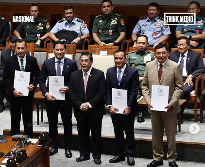 DPR Sahkan RUU TNI, Ini Daftar Pasal Yang Diubah