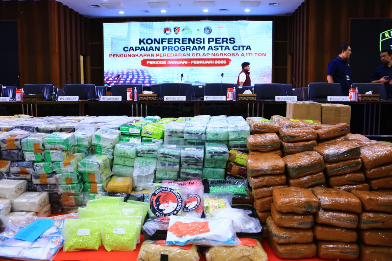 Polri Selamatkan 11.407.315 Jiwa Dari Bahaya Narkoba Dengan Penindakan 6.681 Kasus