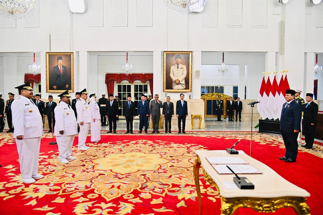 Pelantikan Kepala Daerah Papua Pegunungan dan Bangka Belitung, Komitmen Wujudkan Kesejahteraan Daerah