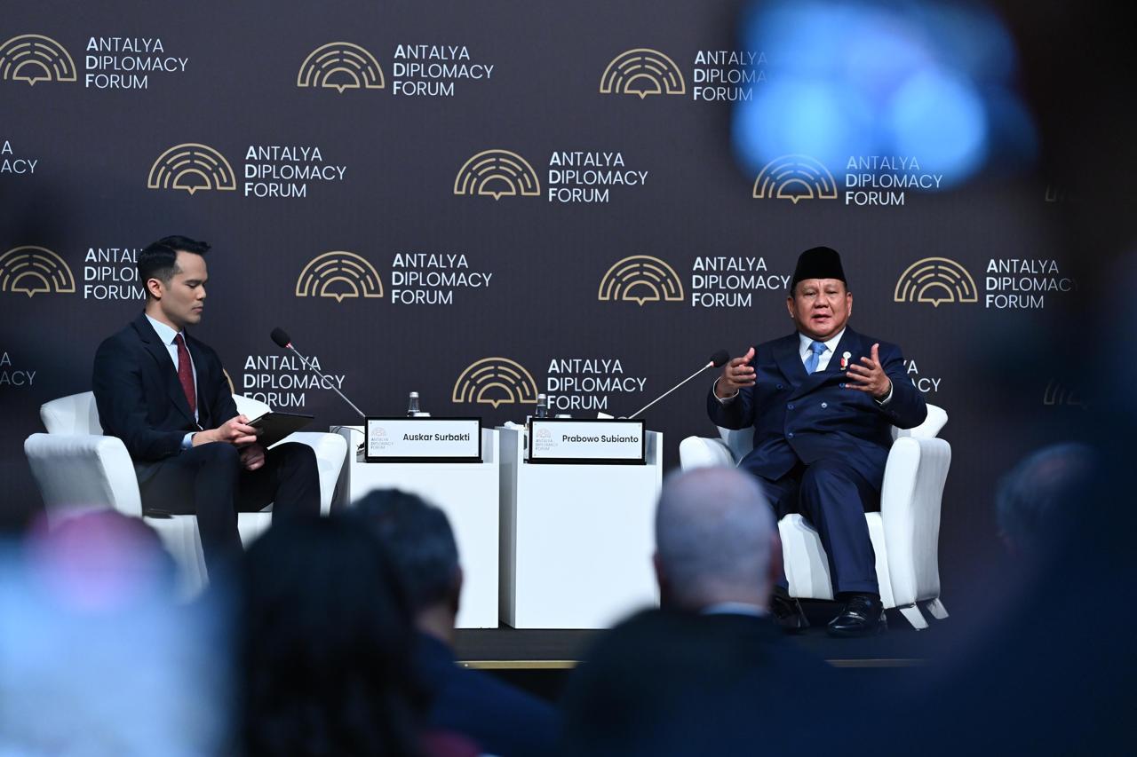 Bicara Dalam Sesi ADF Talk, Presiden Prabowo: Kita Tidak Bisa Menyerah pada Diplomasi