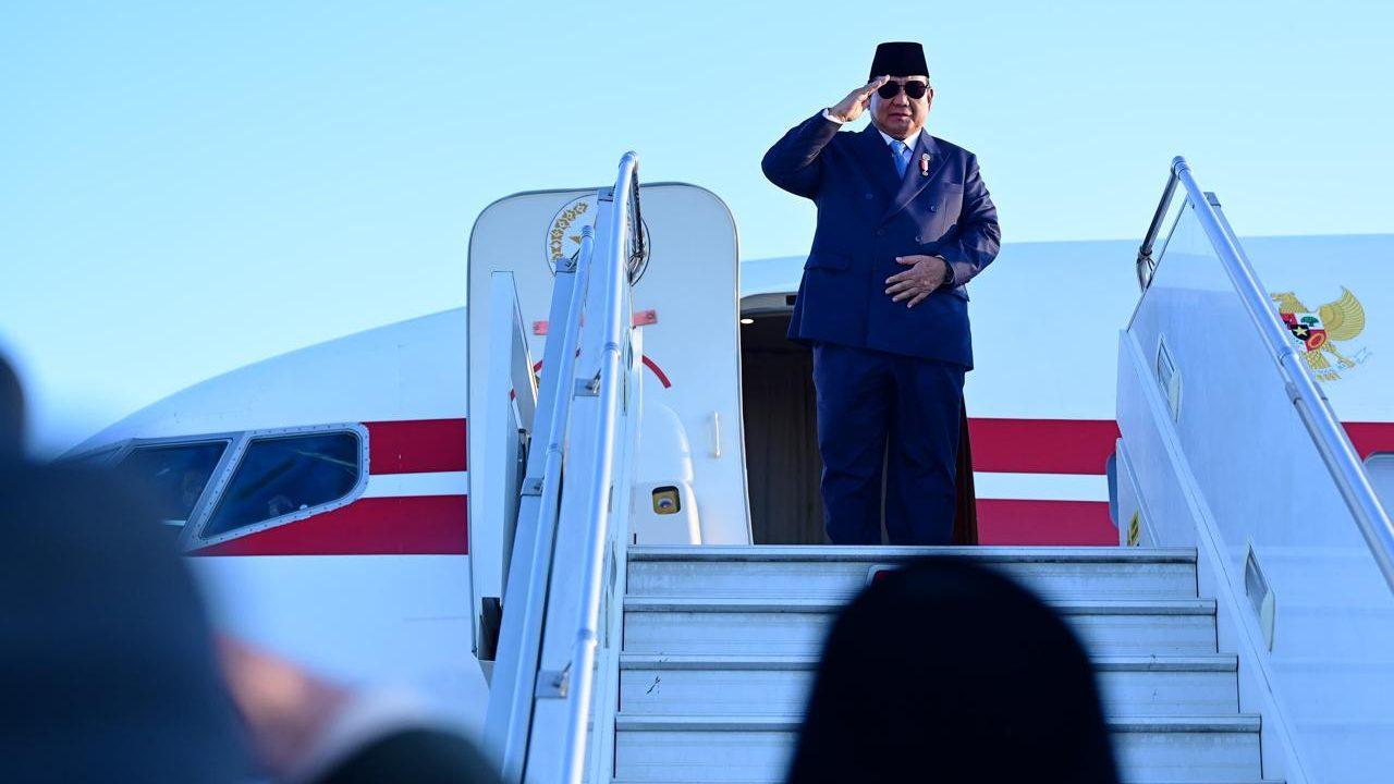 Usai Lawatan di Turki, Presiden Prabowo Bertolak Menuju Mesir