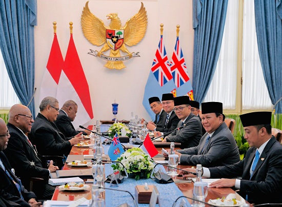 PM Rabuka Apresiasi Dukungan Indonesia dalam Menjaga Kedaulatan dan Pembangunan Regional