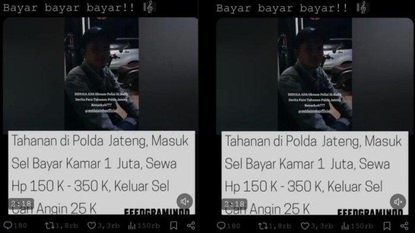 Polda Jateng Selidiki Dugaan Praktik Jual Beli Kamar Sel Dan Pungli Di Rutan