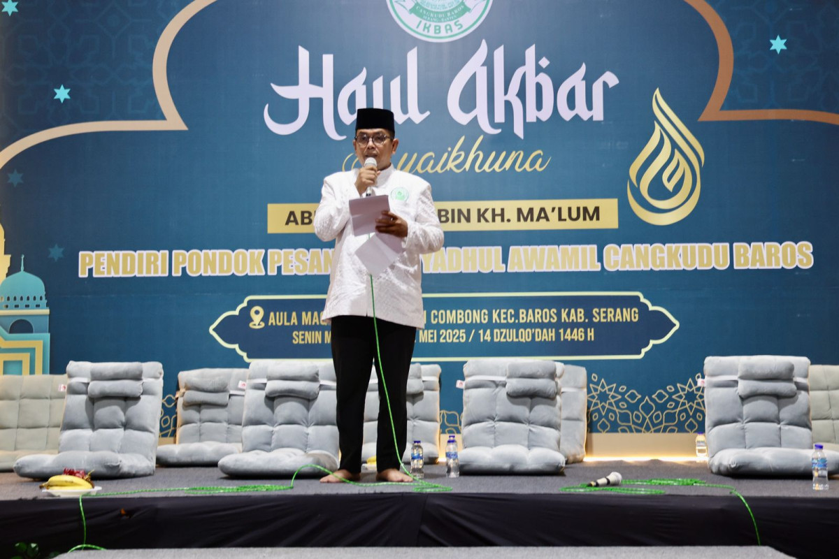 Gubernur Banten Andra Soni Hadiri Haul Akbar Abuya Shidiq Bin KH Ma’lum Cangkudu Baros