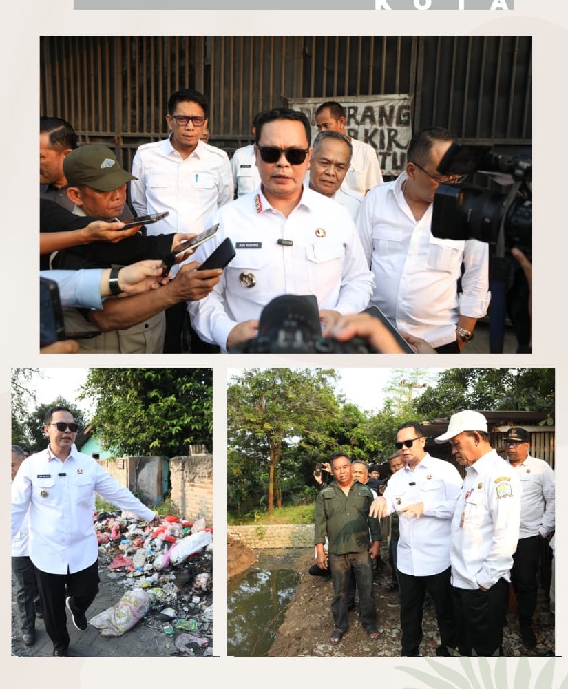 Sidak 3 Titik Banjir, Budi Rustandi Anggarkan 25 M untuk Satu Titik Banjir.