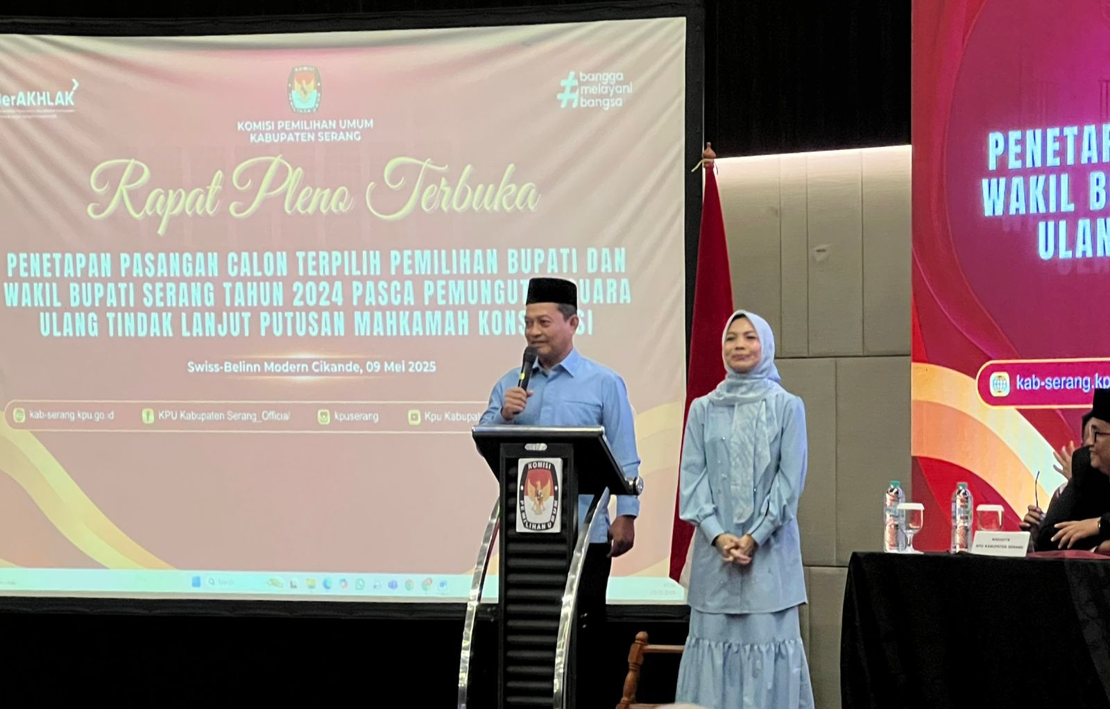 Pasca Terpilih,  Ratu Zakiyah-Najib Hamas Segera Siapkan Program 100 Hari Kerja