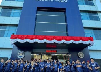 Kantor Imigrasi Kelas I Non TPI Jakarta Pusat Gelar Jalan Santai Semarakkan HUT Kemderdekaan RI ke-80