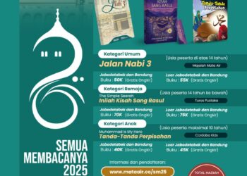 Majalah Mata Air Luncurkan “Semua Membacanya 2025”