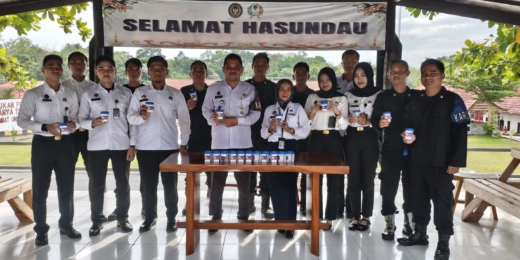 Bersih Tanpa Narkoba, Pegawai Rutan Tamiang Layang Tunjukkan Teladan Positif
