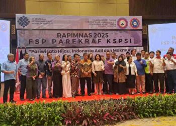 Rapimnas Parekraf KSPSI 2025 Dibuka, Angkat Tema Pariwisata Hijau Indonesia