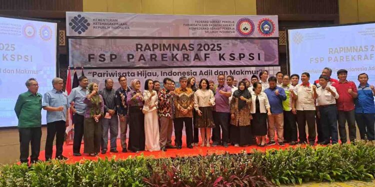 Rapimnas Parekraf KSPSI 2025 Dibuka, Angkat Tema Pariwisata Hijau Indonesia