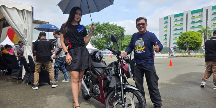 Suzuki Satria Pro Resmi Meluncur di Samarinda, Wartawan Ditantang Menaklukkan Motor