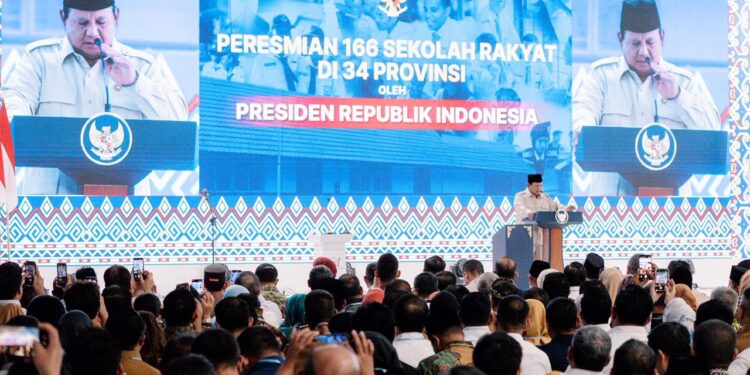 Presiden Prabowo Resmi Luncurkan Sekolah Rakyat