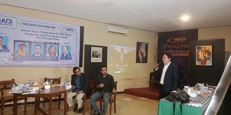 PERADI–SMSI Gelar FGD, KUHAP Baru Dikaji dari Perspektif HAM dan Due Process of Law