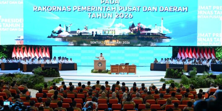 Rakornas 2026 Resmi Dibuka, Presiden Prabowo Dorong Kesamaan Langkah Pusat dan Daerah