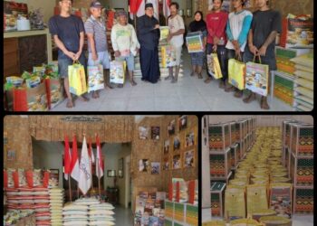 Di Ambang Lebaran, SMSI Bagikan Paket Lebaran Prof. Arthur Ketua Dewan Pembina.