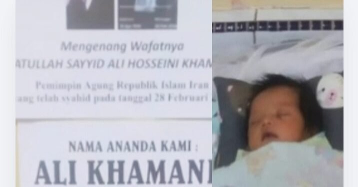 Bayi di Kampar Diberi Nama Ali Khamenei, Viral hingga Disorot Media Iran