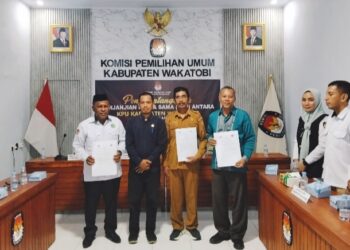 KPU Wakatobi Gandeng Tiga Pilar, Perkuat Literasi hingga Digitalisasi Pemilu