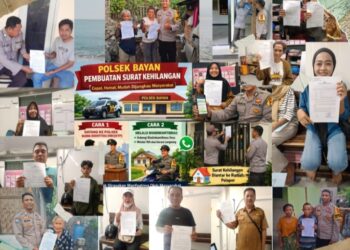 Polsek Bayan Permudah Pengurusan Surat Kehilangan, Layanan Bisa Diakses dari Desa