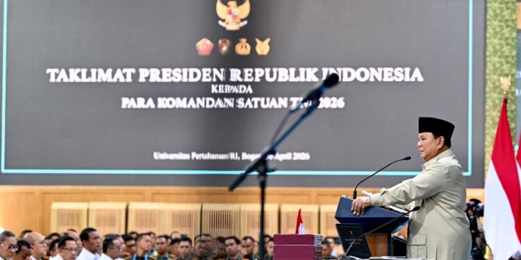Presiden Prabowo beri taklimat kepada 1.500 komandan satuan TNI, tekankan semangat juang dan soliditas