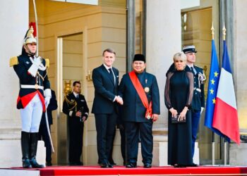 Presiden Prabowo Hadiri Jamuan Santap Malam Kenegaraan di Istana Élysée Paris