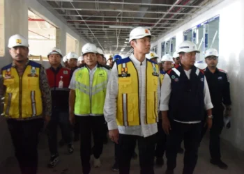 AHY Kunjungi Proyek Pembangunan Ponpes Al-Khoziny di Sidoarjo