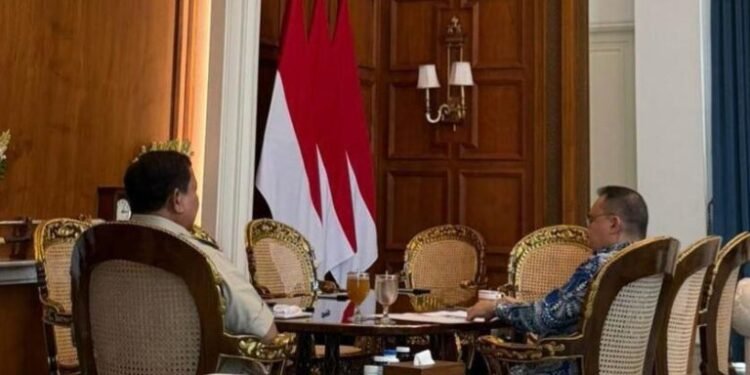 Prabowo dan Dasco Bertemu di Istana, Bahas Dinamika Politik dan Ekonomi
