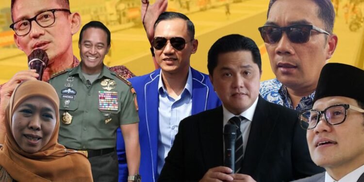 Survei Indikator Elektabilitas Cawapres: Ridwan Kamil Turun, Erick Thohir hingga AHY Naik