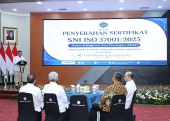 Sertifikasi ISO Anti Penyuapan Diperoleh, Kemnaker Tingkatkan Pengawasan
