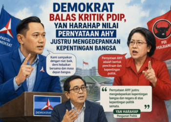 Demokrat Jawab Kritik PDIP, AHY Dinilai Utamakan Kepentingan Indonesia