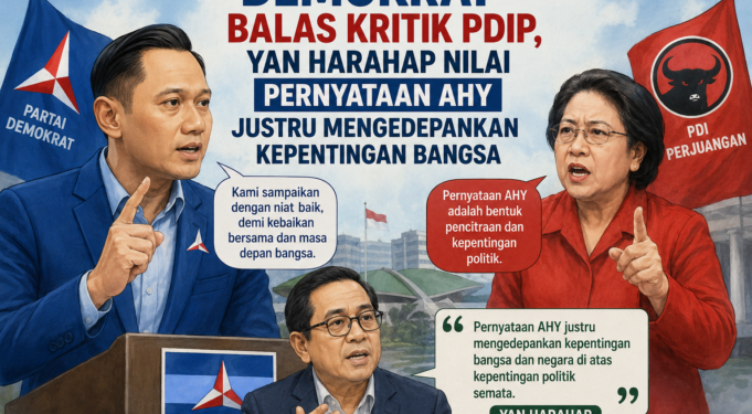 Demokrat Jawab Kritik PDIP, AHY Dinilai Utamakan Kepentingan Indonesia