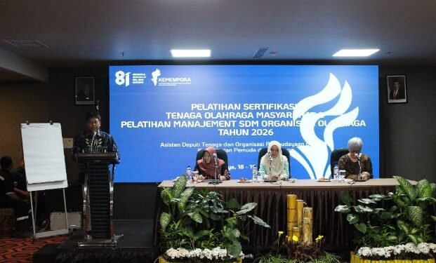 Tingkatkan Kapasitas Guru PJOK, Kemenpora Gelar Pelatihan Manajemen SDM dan Tata Kelola Organisasi Pembudayaan Olahraga