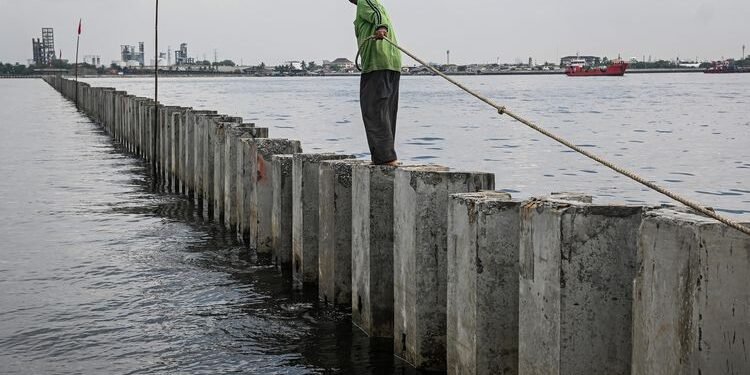 AHY Soroti Pentingnya Mitigasi Penurunan Muka Tanah dalam Proyek Giant Sea Wall