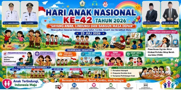 Pemkab Bener Meriah Semarakkan Hari Anak Nasional 2026 dengan Ragam Kegiatan Edukatif