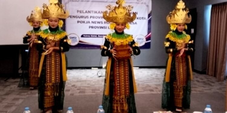 Ketua Umum SMSI Kukuhkan Pokja Newsroom Jaga Desa di Lampung Ikhtiar Menyumbat Kebocoran Dana Desa