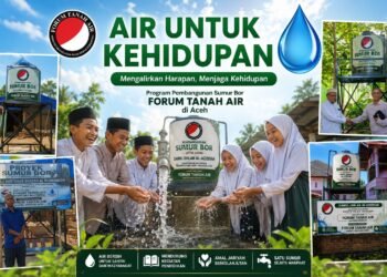Tetes Kepedulian Diaspora: 5 Sumur Bor FTA Alirkan Harapan di Aceh