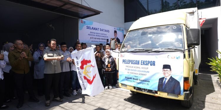 Tunjukkan Potensi Koral Budi Daya di Pasar Global, Mendag Busan Lepas Ekspor Koral Hidup ke AS