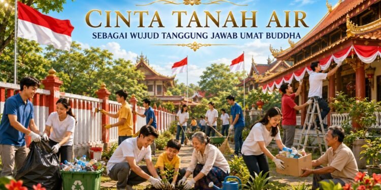 Cinta Tanah Air sebagai Wujud Tanggung Jawab Umat Buddha